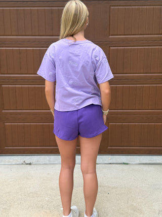 ECU Short Sleeve Ritter Tee – Lavender
