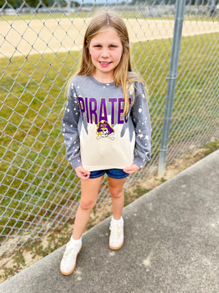 East Carolina Pirates Faded Pullover