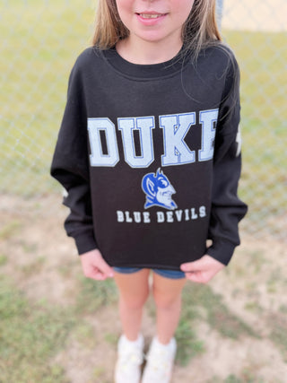 Duke Blue Devils Kids Star Sleeve Pullover