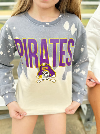 East Carolina Pirates Faded Pullover