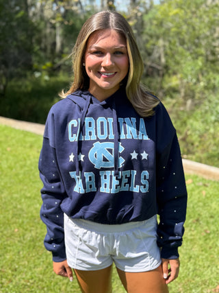 North Carolina Tar Heels Rhinestone Hoodie