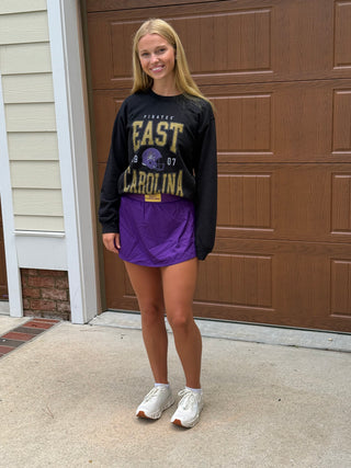ECU black crewneck