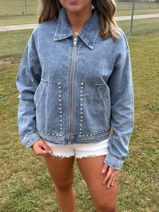 Pearl Denim Jacket