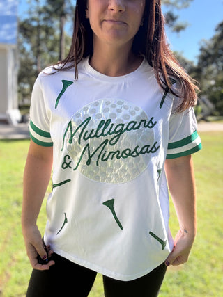 Mimosas & Mulligans Sparkle Tshirt