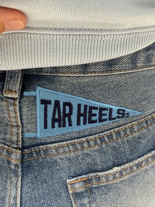 UNC Denim Patch Shorts