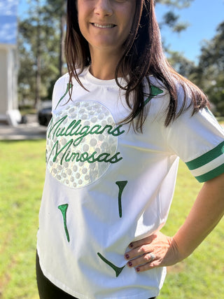 Mimosas & Mulligans Sparkle Tshirt