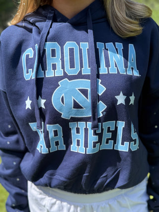 North Carolina Tar Heels Rhinestone Hoodie