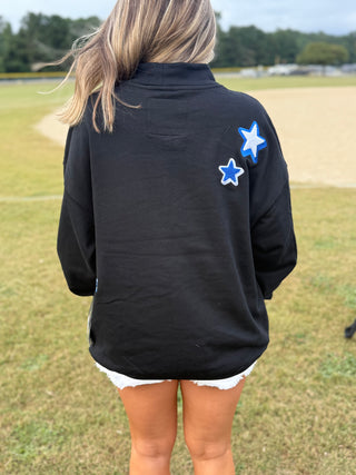 Duke Blue Devils Embroidered Mockneck