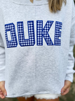 Duke Gingham Mockneck