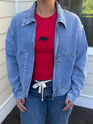 Pearl Denim Jacket