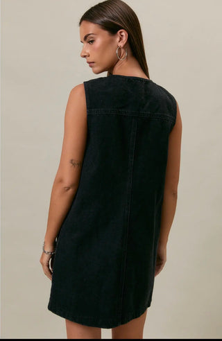 Black Denim Dress