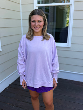Lavender Long Sleeve Shirt