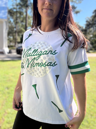 Mimosas & Mulligans Sparkle Tshirt