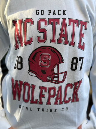 NC State Crewneck Sweatshirt- Girl Tribe Co
