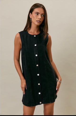 Black Denim Dress