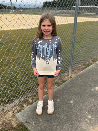 North Carolina Tar Heels Faded Kids Crewneck