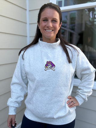 ECU Pirate Mockneck