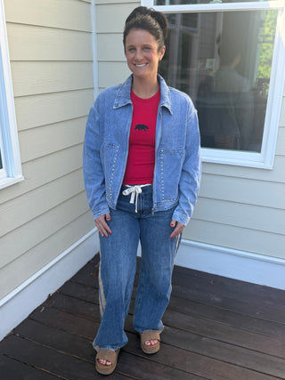 Pearl Denim Jacket