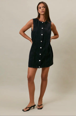 Black Denim Dress