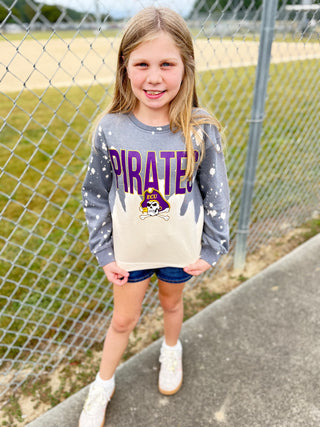 East Carolina Pirates Faded Pullover