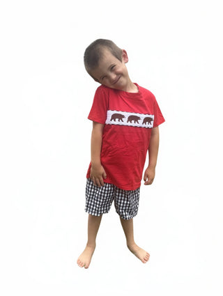 Smocked Boys Bears Outfit