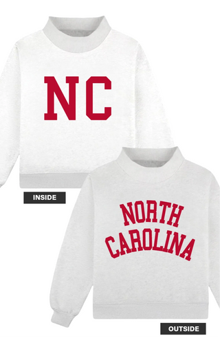 North Carolina Reversible Mockneck