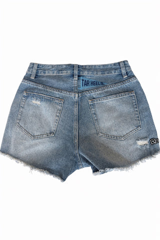 UNC Denim Patch Shorts