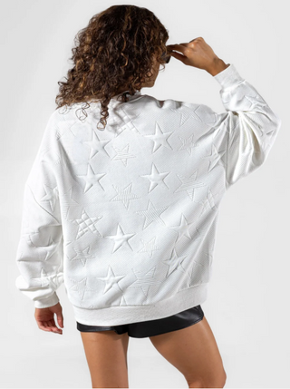 East Carolina University Star Embossed Crewneck